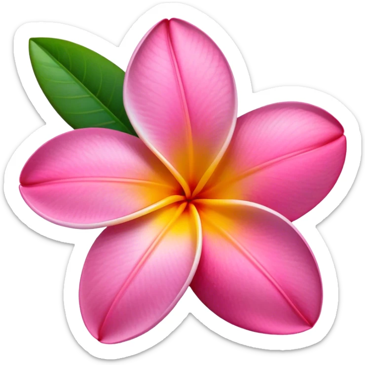 Plumeria  sticker