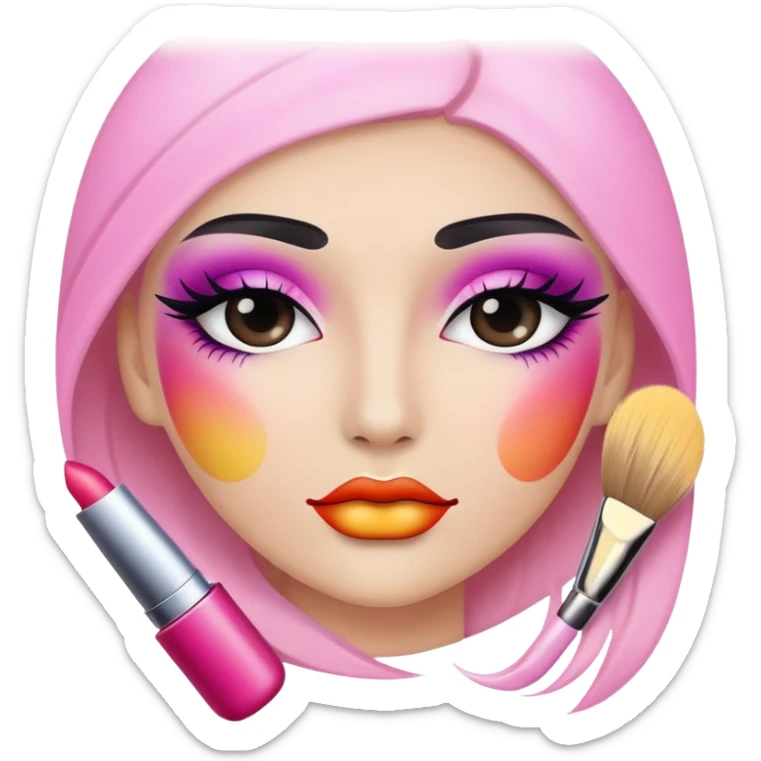 Makeup  sticker