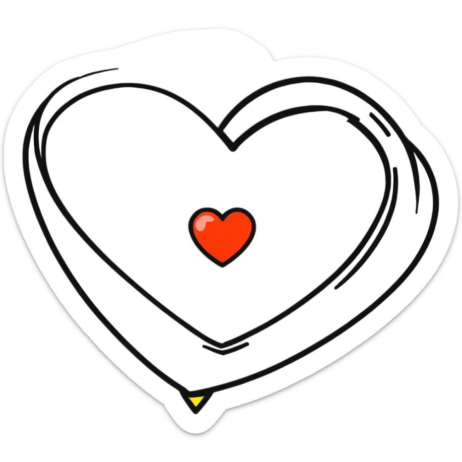heart sticker