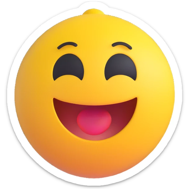 A round yellow emoji face, wide open mouth in shock, eyes wide with vibration lines around them, face shaking left and right sticker