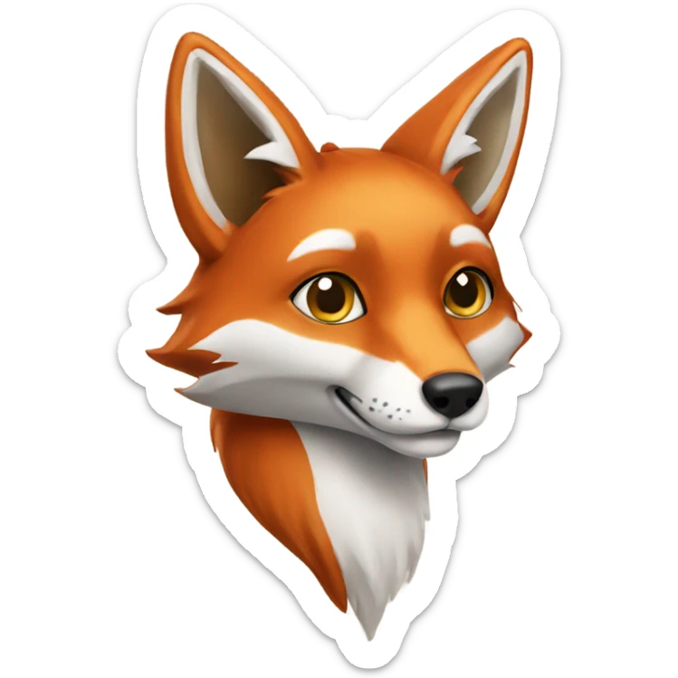 Fox sticker