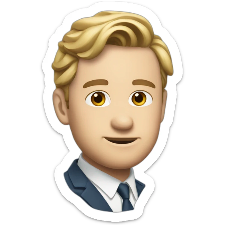 Carl Hanratty from the movie catch me if you can sticker