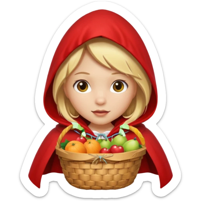 little red riding hood sticker