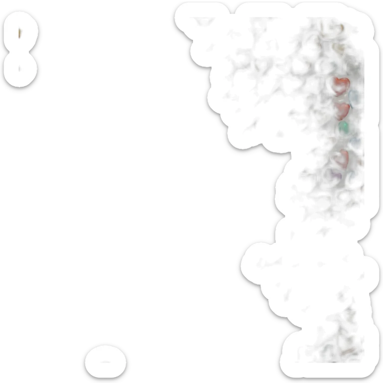 Heart of all colors sticker