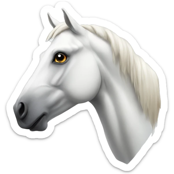 White Horse  sticker