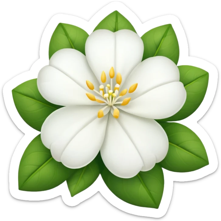 Quiero un emoji que sea una biznaga la flor careacterictica que se llena de jazmín  sticker