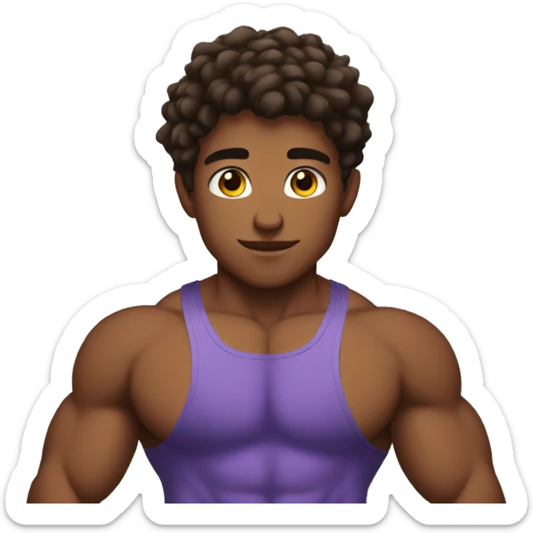 Buff teen sticker