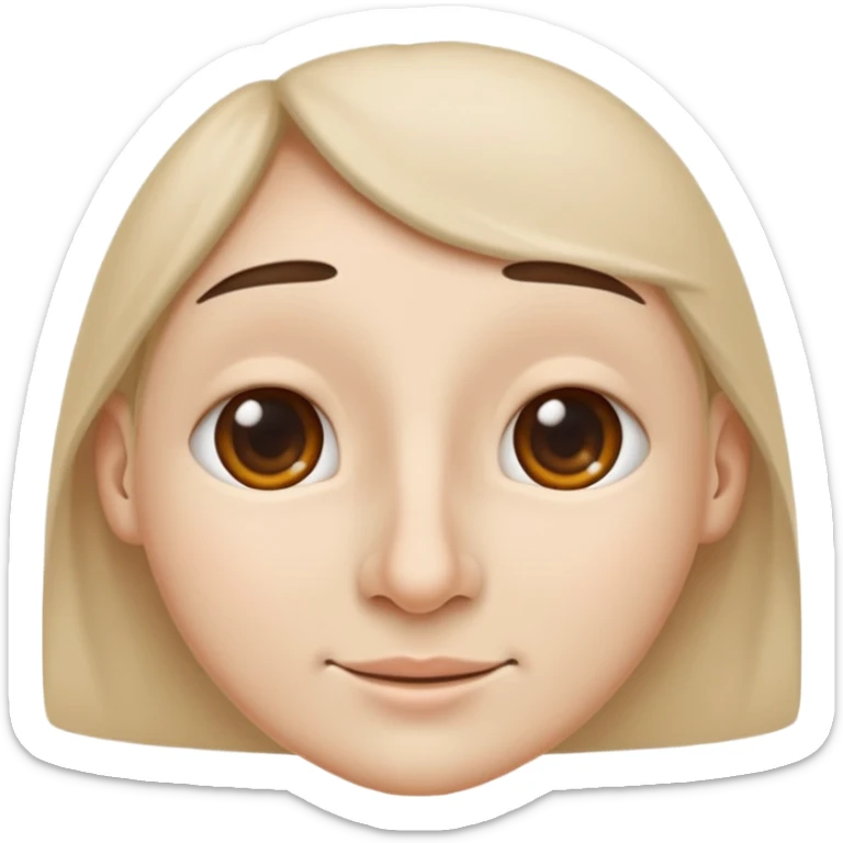 Single emoji of a human nose only, no face, no eyes, no mouth. Simple flat emoji style, centered, clean outlines, soft shading, neutral skin tone. Friendly and neutral expression. Transparent background. Standard emoji proportions. Suitable for messaging apps. sticker