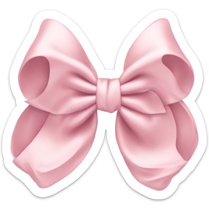 Baby pink bow  sticker