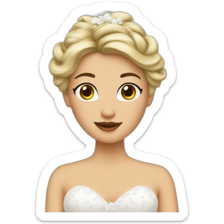 Bride sticker