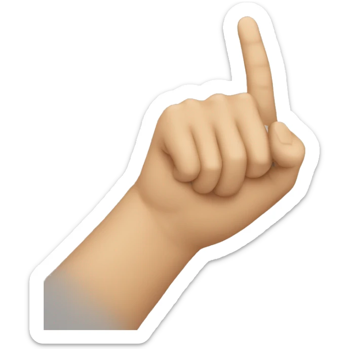 A man saying shhhh with his finger in front of his mouth  sticker