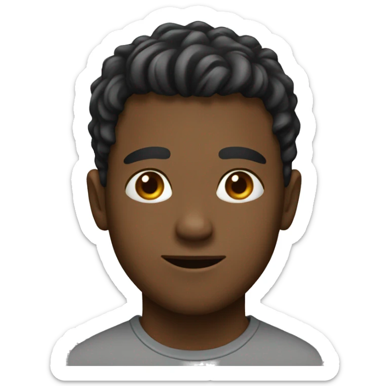 Emoji of a young man sticker