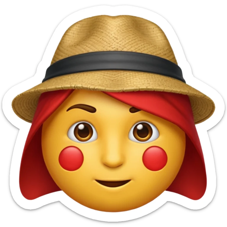 Un emoji care să fie roșu în obraji, dar să își dea ochi peste cap sticker