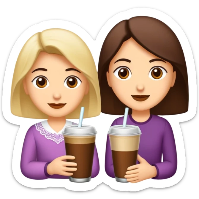 Koyu kızıl ve mamamia dalgası saçlı, kahverengi gözlü, buğday tenli, kalpli tişörtlü bir kız sticker