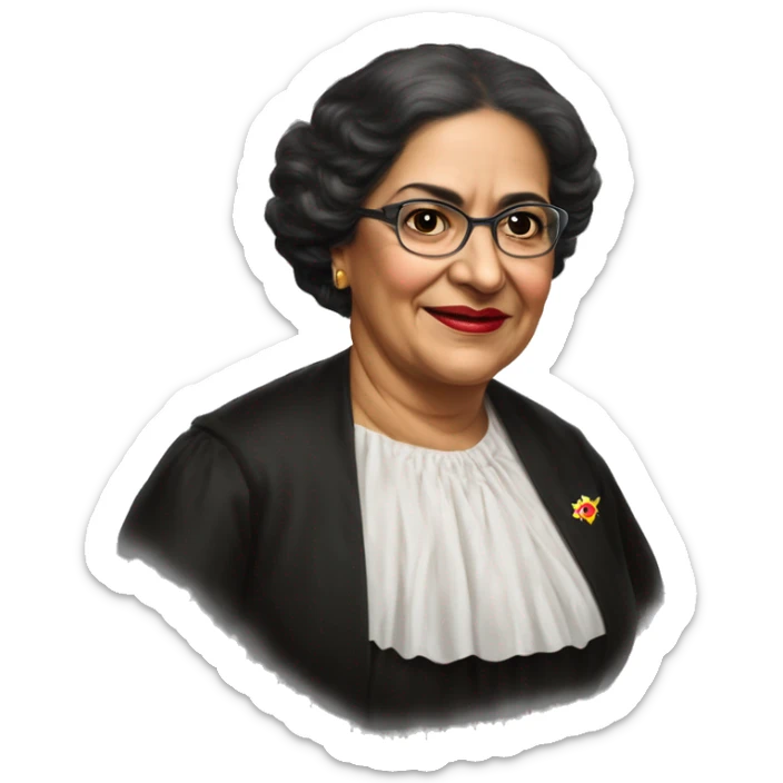 Julia Constancia de Burgos García was a Puerto Rican poet. As an advocate of Puerto Rican independence, she served as Secretary General of the Daughters of Freedom, the women's branch of the Puerto Rican Nationalist Party.  sticker