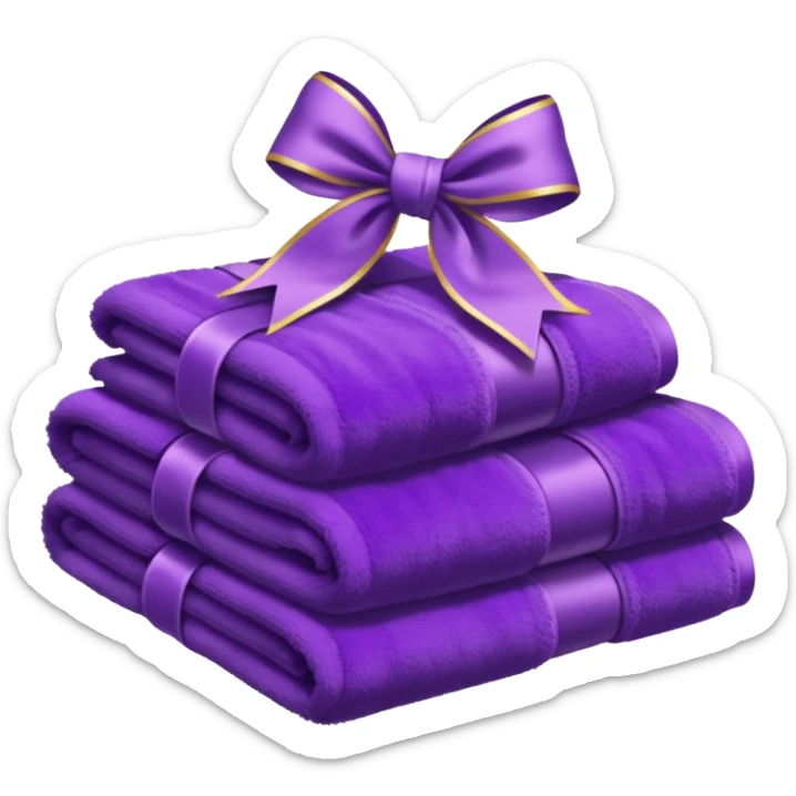 Pero no caras, me refiero que si lazos, toallas, cosas aesthetics pero moradas sticker