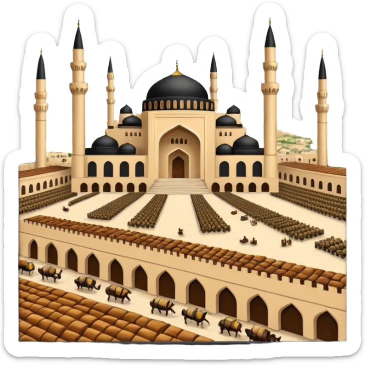 The Ottoman Empire in the year 1453The year of the Ottoman Empire 1453  sticker