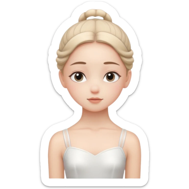 White Suit – Dreamy
 Young ballerina in white outfit, eyes half-closed, peaceful dreamy mood.

















































 sticker