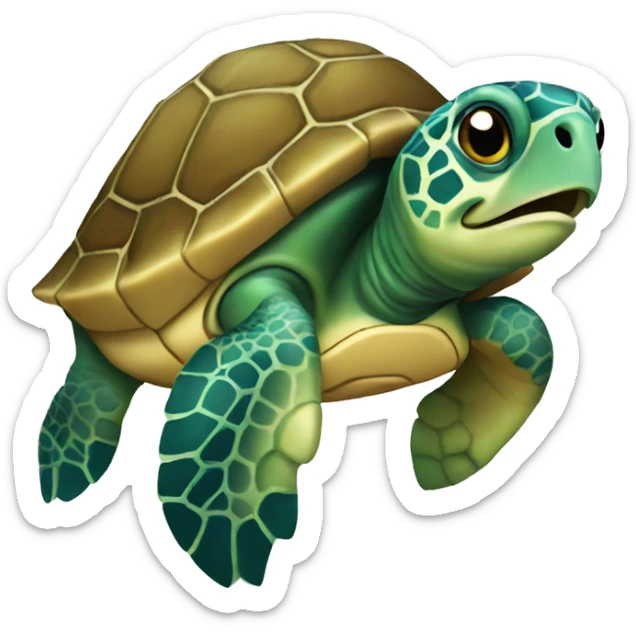Sea turtle sticker