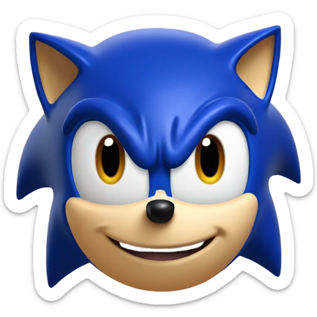 Sonic The Hedgehog sticker