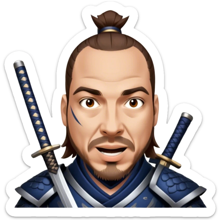 Warrior Samurai sticker