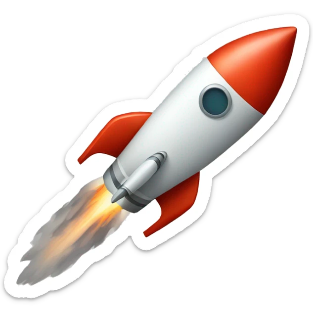 rocket sticker