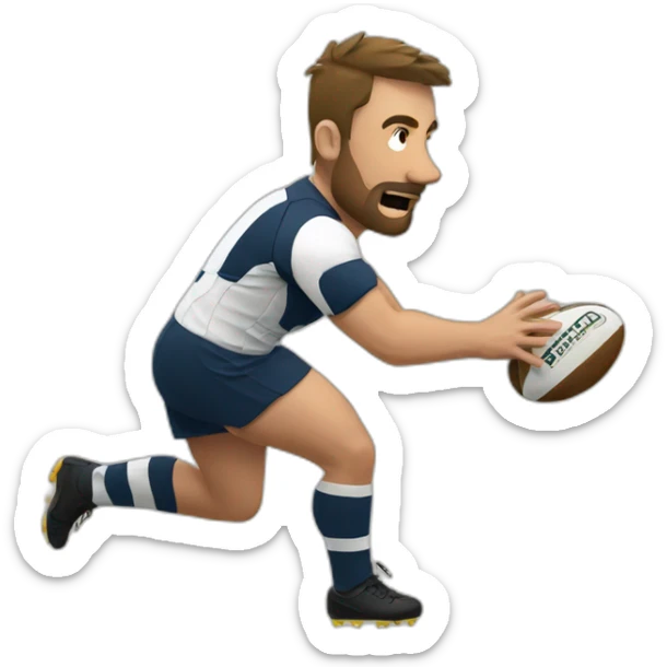 rugby sticker