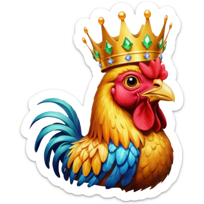 The Crispy Diadem of the Sub-Reddit Sovereign

A taxidermied rooster, saturated in high-viscosity vegetable oil and carbon-locked at 400 degrees, wearing a miniature crown of RGB-lit fool's gold. sticker