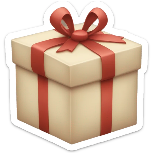 Gift box sticker