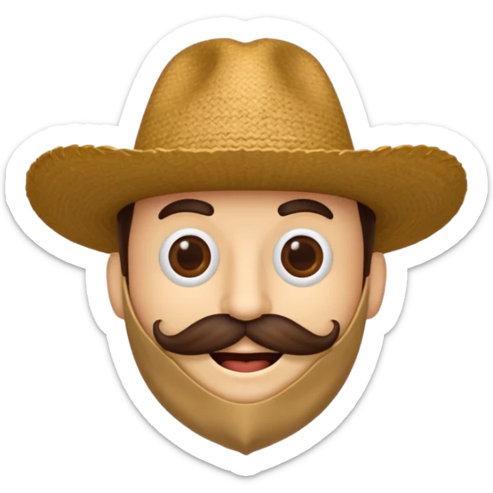 me puedes hacer un grano de café antropomorfo con bigote y sombrero 



 sticker