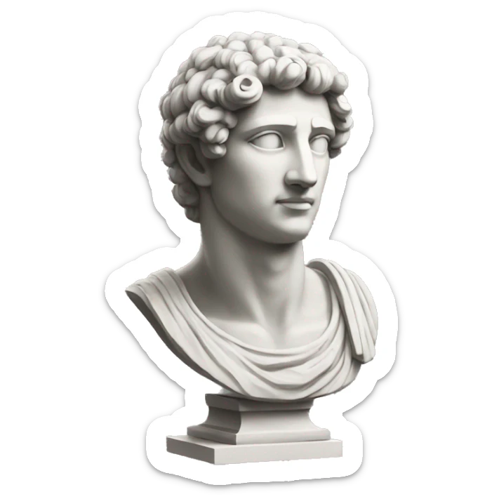 statue of the ancient world likes sticker