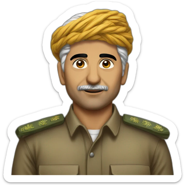 Kurdish leader  sticker