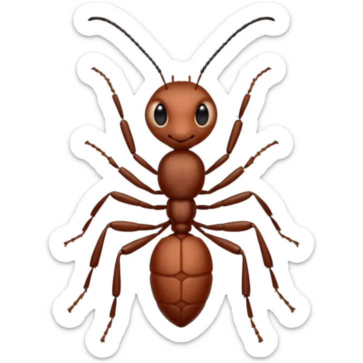 An ant that record the padkaat and name of that ant is Mansour Morchehzadeh that ant is a funny and fantasy sticker