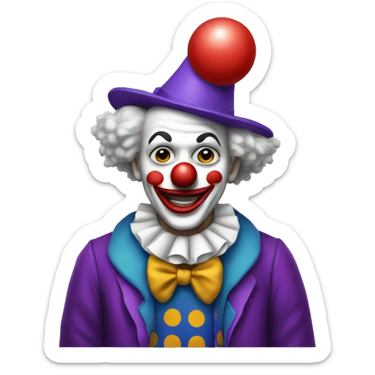 clown sticker