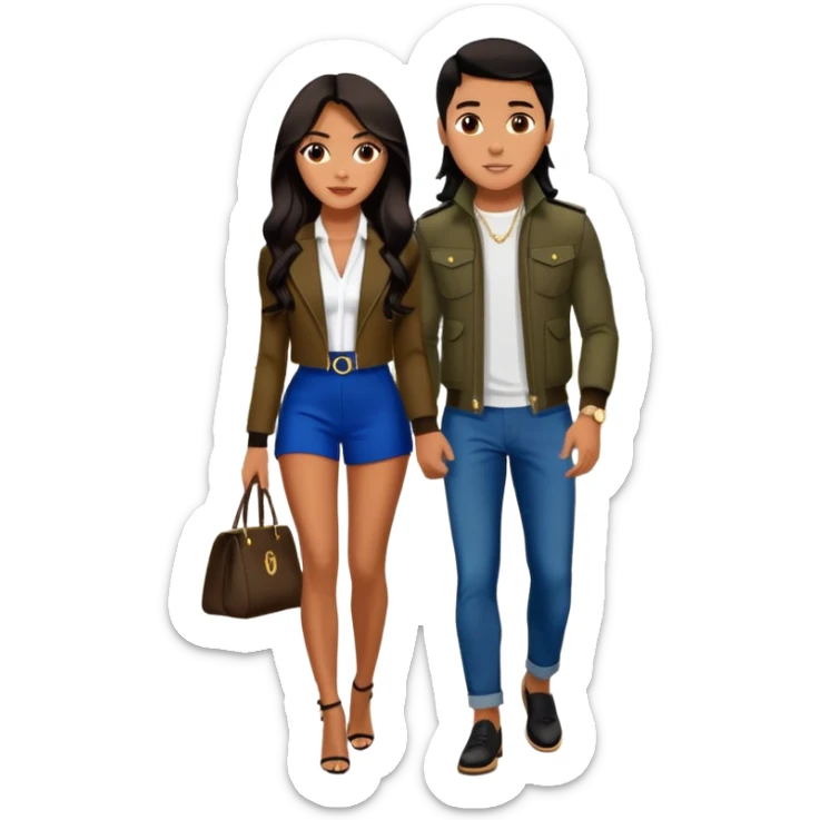 Tefi Valenzuela Peru Instagram Model meets celeb crush jetset Josh King Madrid sticker