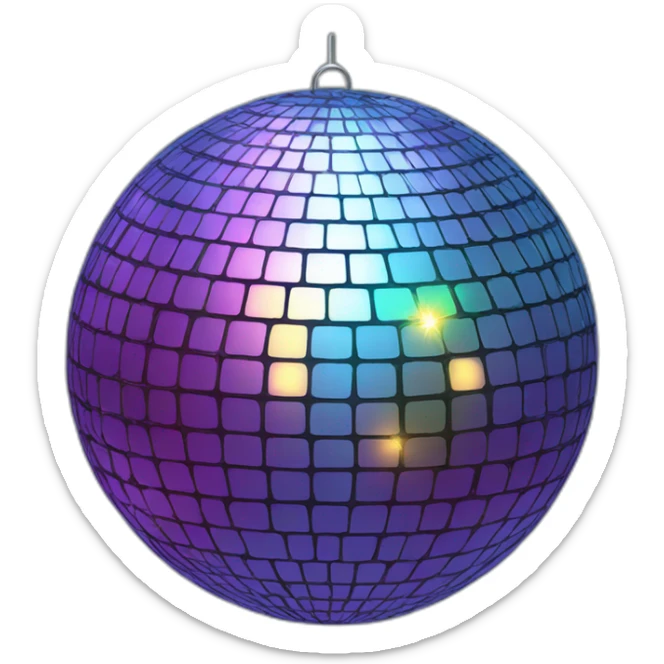 disco ball sticker
