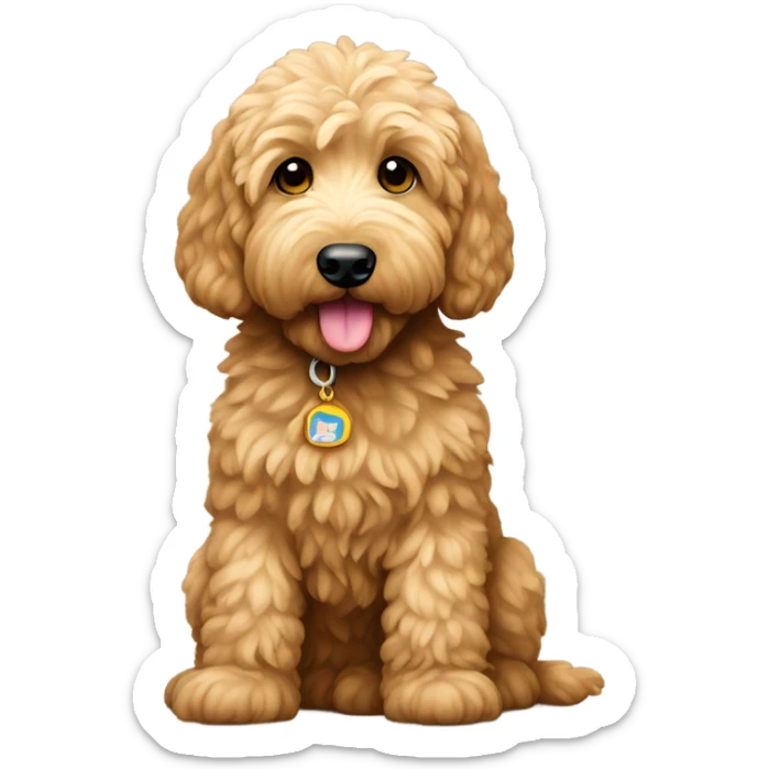 Goldendoodle sticker