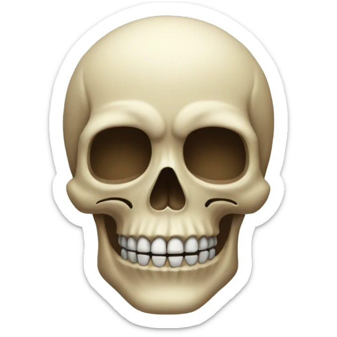 Skull emoji sticker
