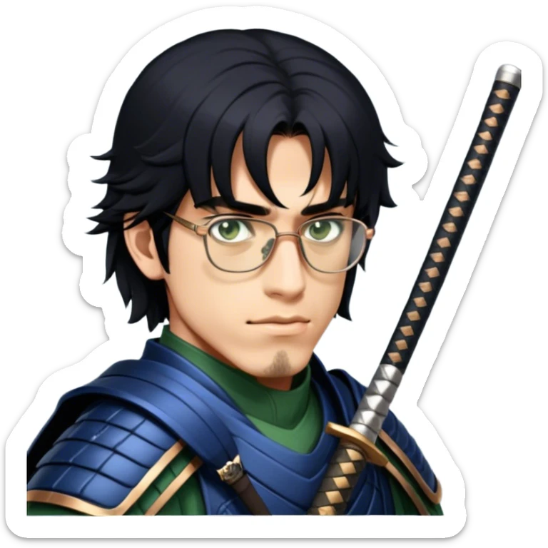 Vigilant Samurai sticker