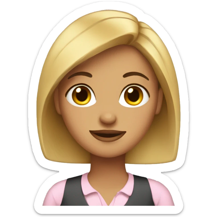 Office girly sticker