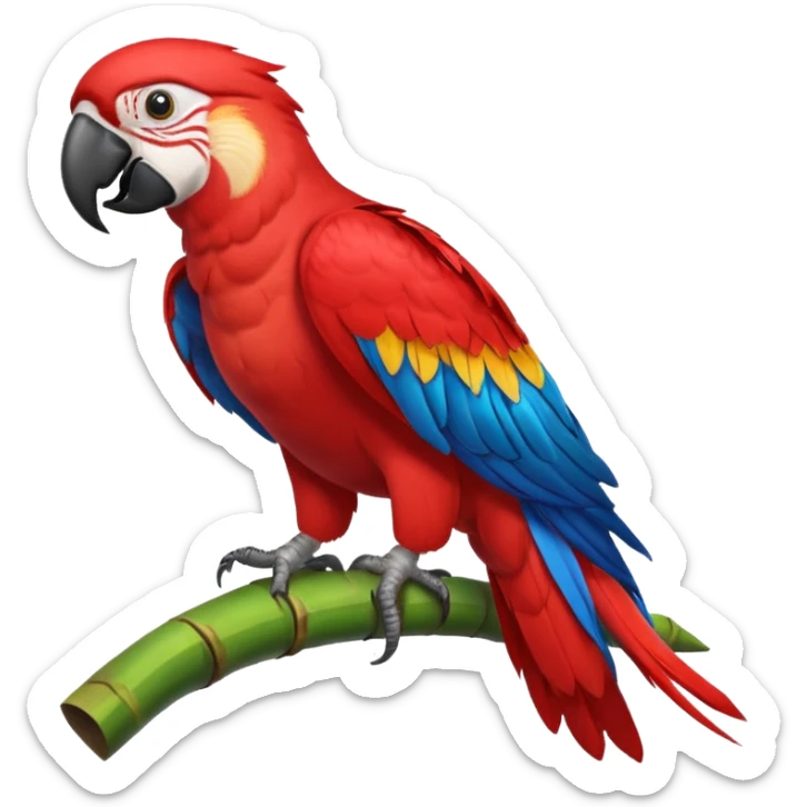 Red ara sticker