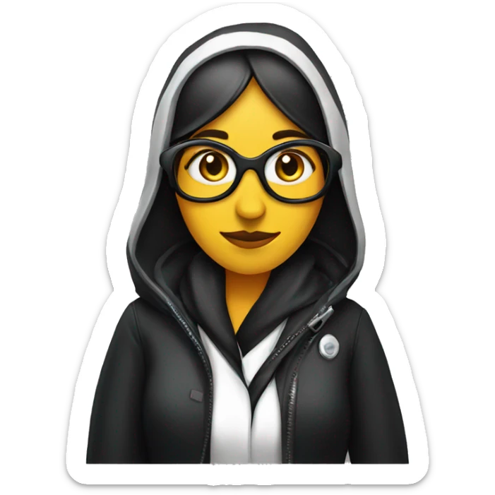 designer penguin women  sticker