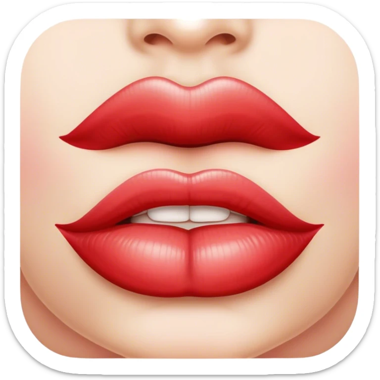 lips and words sticker