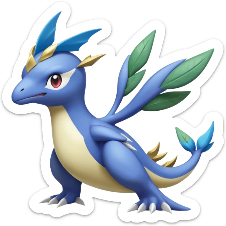 Latios-Inteleon-Lunala-Turtwig-Cresselia-Pokémon-Fakémon-fusion (full body) sticker
