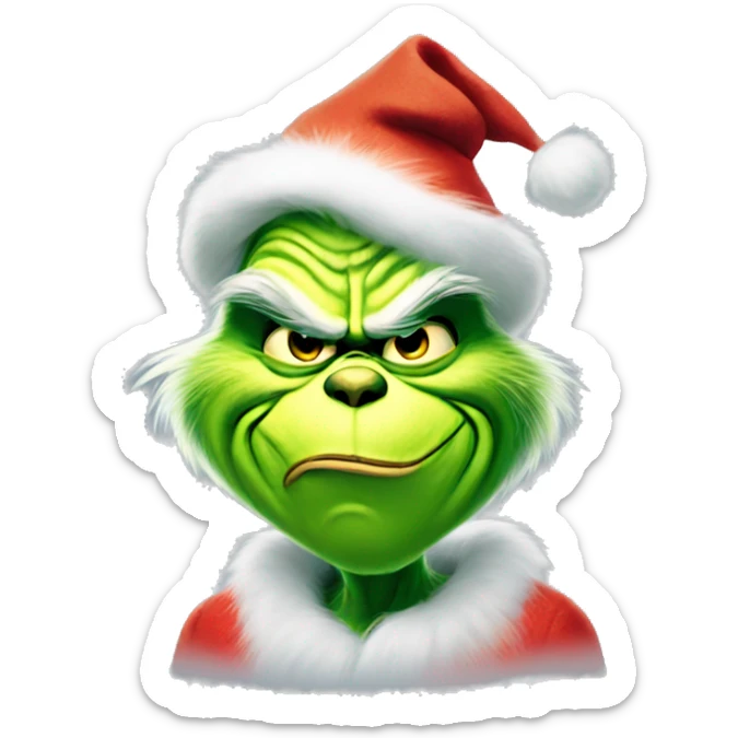 The grinch sticker