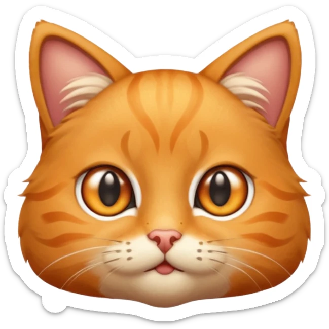 This is a cat meme in which the cat says uyapapa hmm uyapapa make a emogi of that cat for me sticker