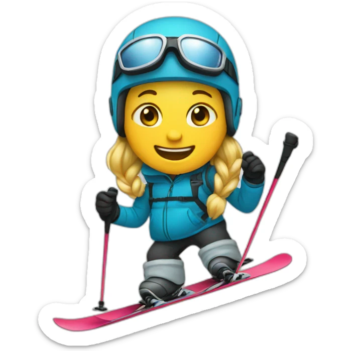 ski sticker