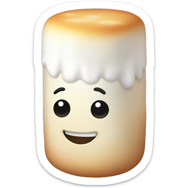 Marshmallow sticker
