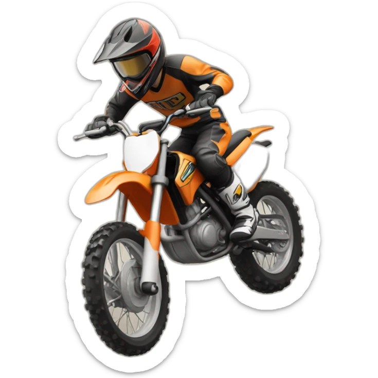 Dirt bike sticker