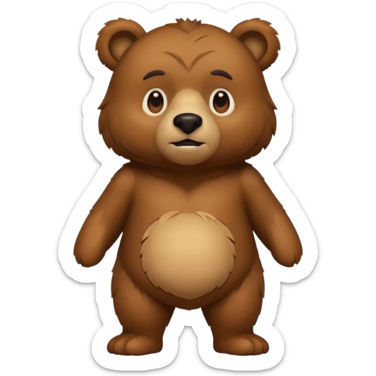 Bear sticker